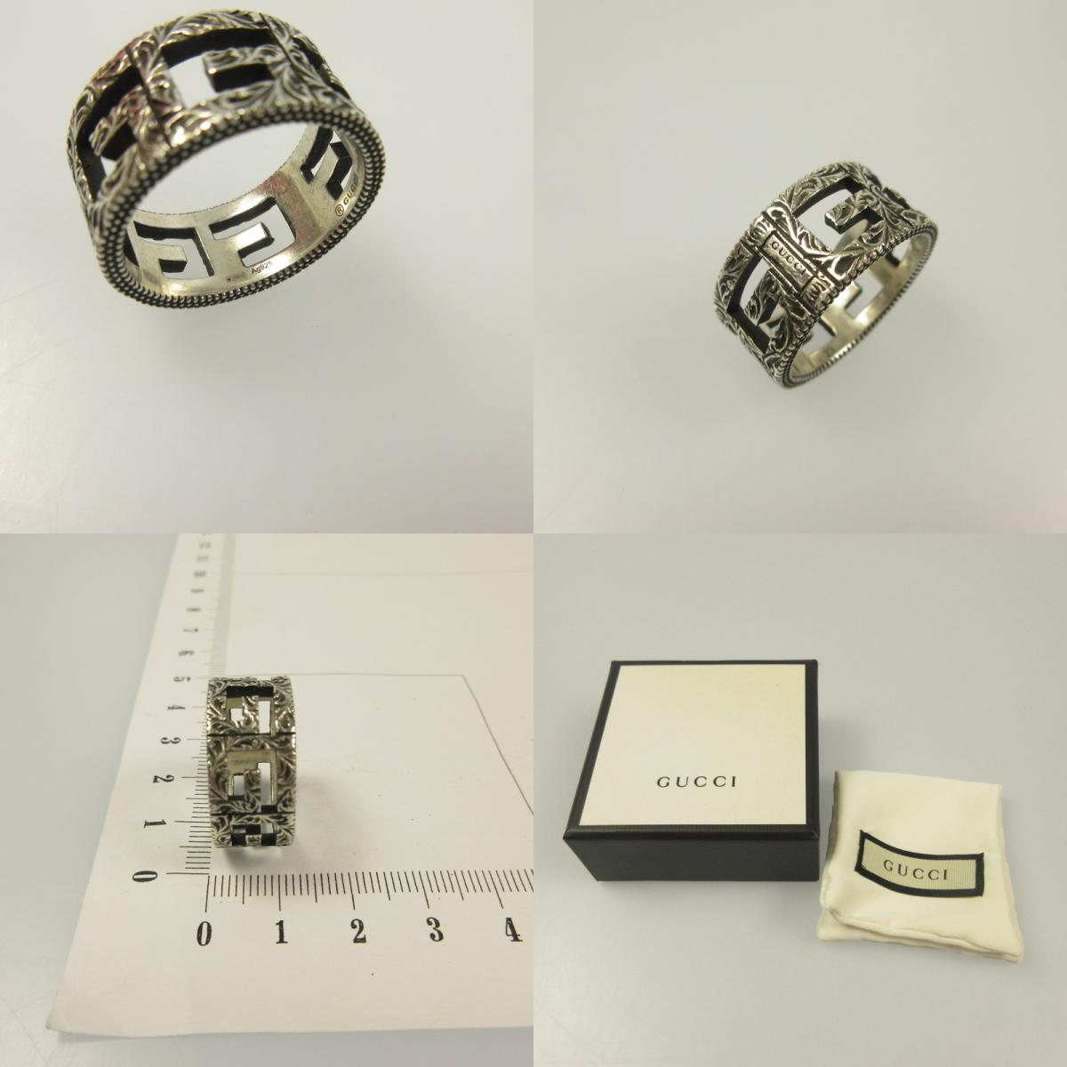 GUCCI | グッチ Gスクエア リング・指輪 551918 シルバー