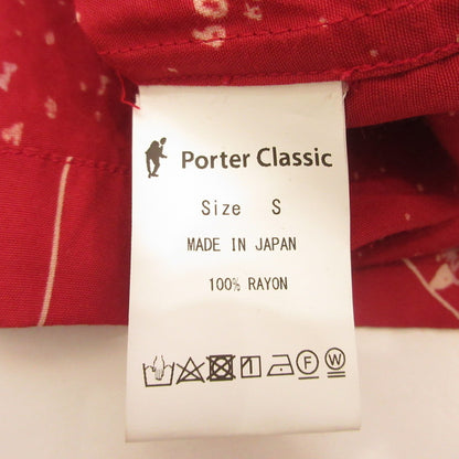 PORTER CLASSIC | ポータークラシック ALOHA SHIRT FRENCH FILM その他トップス PC-024-2153 レッド サイズ：S