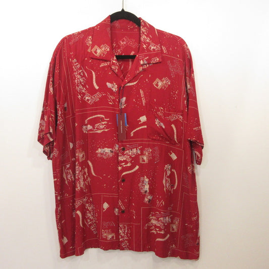 PORTER CLASSIC | ポータークラシック ALOHA SHIRT FRENCH FILM その他トップス PC-024-2153 レッド サイズ：S