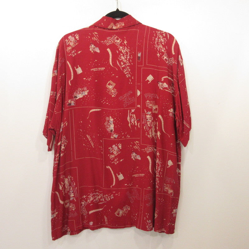 PORTER CLASSIC | ポータークラシック ALOHA SHIRT FRENCH FILM その他トップス PC-024-2153 レッド サイズ：S
