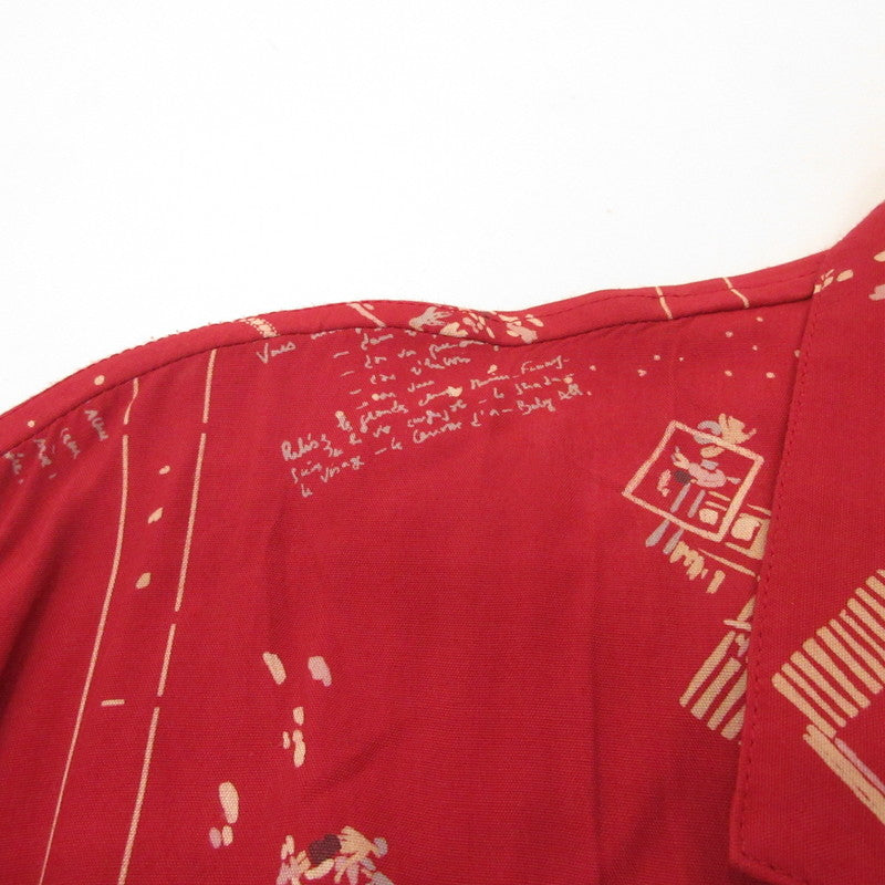PORTER CLASSIC | ポータークラシック ALOHA SHIRT FRENCH FILM その他トップス PC-024-2153 レッド サイズ：S
