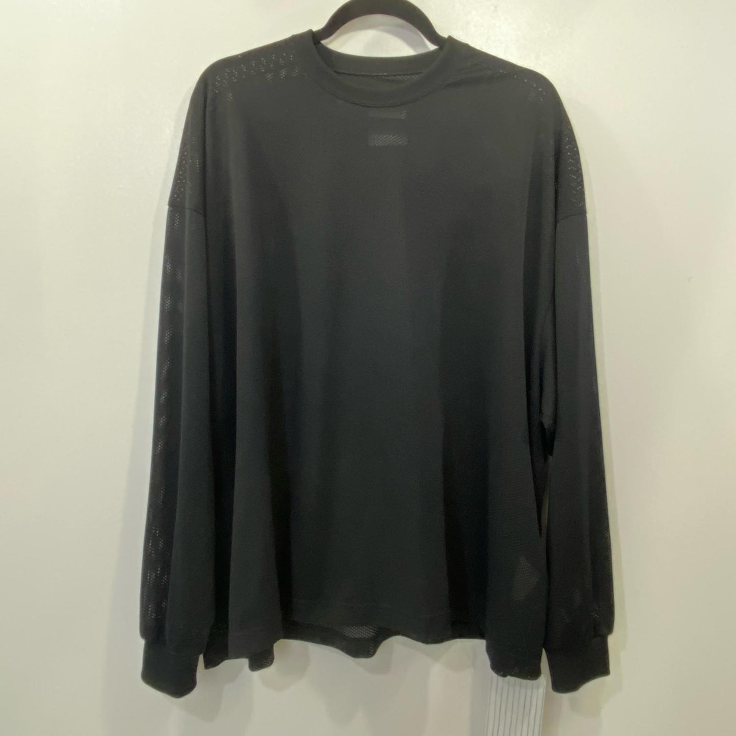SUPER BIG LS MESH TEE 長袖Ｔシャツ SFCSS25CS08 2025S/S ブラック サイズ：L【姫路東店】