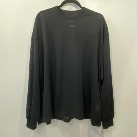 SUPER BIG LS MESH TEE 長袖Ｔシャツ SFCSS25CS08 2025S/S ブラック サイズ：L【姫路東店】