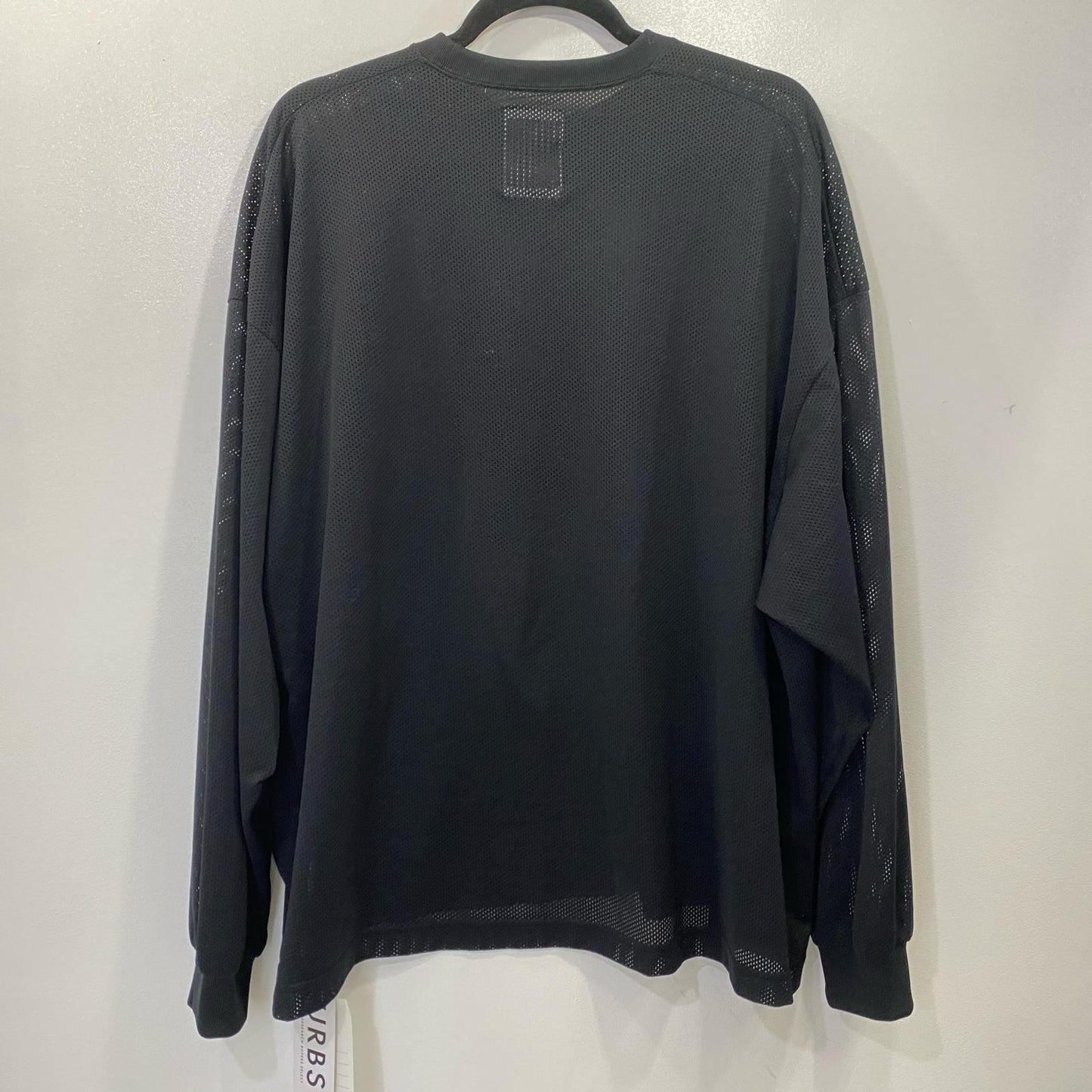 SUPER BIG LS MESH TEE 長袖Ｔシャツ SFCSS25CS08 2025S/S ブラック サイズ：L【姫路東店】