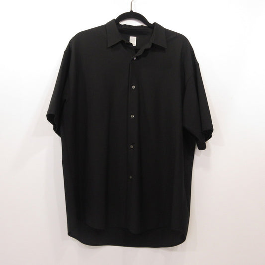 URBAN RESEARCH | アーバンリサーチ Cupro Balancircular OverSh 半袖シャツ UM45-13M011 ×GGG ブラック サイズ：M【姫路東店】