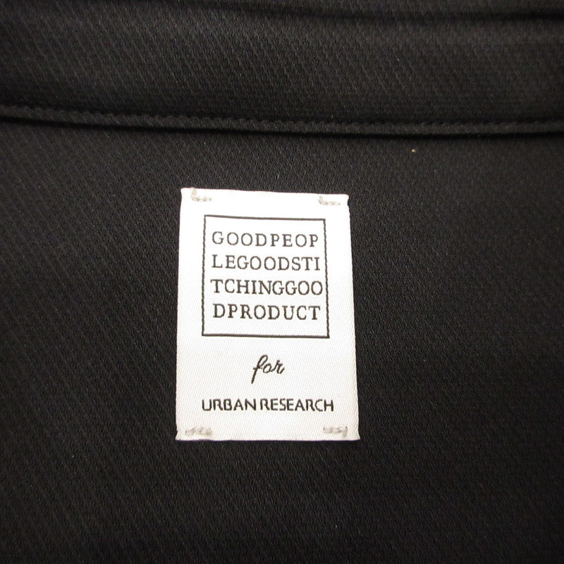 URBAN RESEARCH | アーバンリサーチ Cupro Balancircular OverSh 半袖シャツ UM45-13M011 ×GGG ブラック サイズ：M【姫路東店】