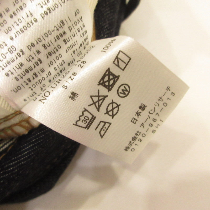 URBAN RESEARCH | アーバンリサーチ スーピマ DENIM PANTSワイド #BOB デニムパンツ UR26-14B002 ×SHIOTA ネイビー サイズ：28