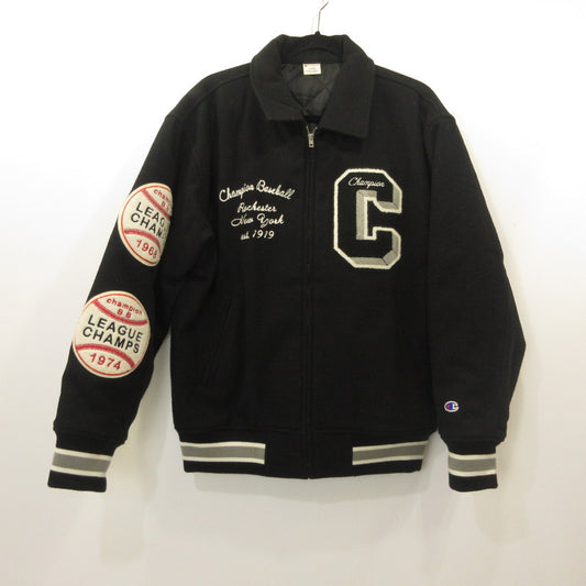 Champion | チャンピオン AWARD JACKET スタジャン C3-C611 ブラック サイズ：L