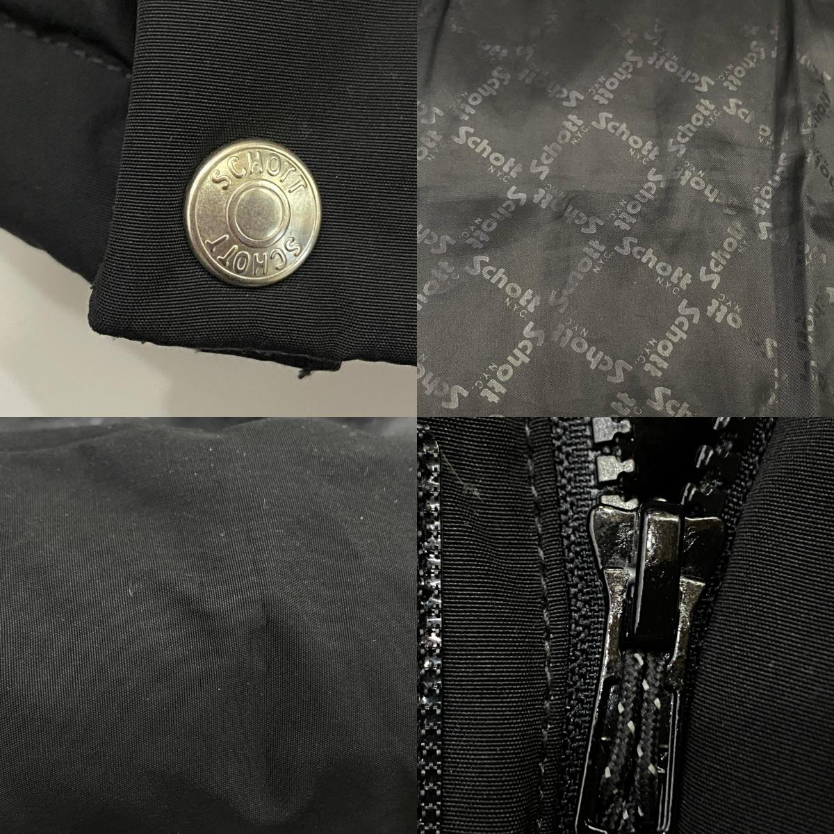 schott | ショット ダウンジャケット 3122069 ブラック サイズ：XL【姫路東店】