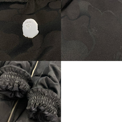 A BATHING APE | アベイシングエイプ TONAL SOLID CAMO PUFFER DOWN JACKET ダウンジャケット 001DNJ801057I 2023A/W ブラック サイズ：L【姫路東店】