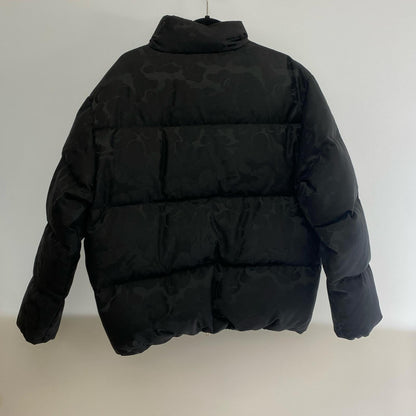 A BATHING APE | アベイシングエイプ TONAL SOLID CAMO PUFFER DOWN JACKET ダウンジャケット 001DNJ801057I 2023A/W ブラック サイズ：L【姫路東店】