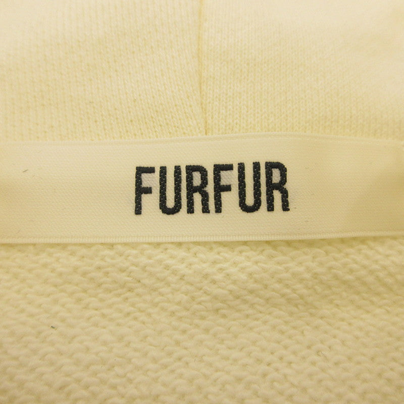 furfur | ファーファー フラワー刺繍ジップアップフーディー パーカー RWCT255053 ｻｲｽﾞ:F アイボリー