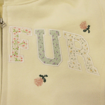 furfur | ファーファー フラワー刺繍ジップアップフーディー パーカー RWCT255053 ｻｲｽﾞ:F アイボリー