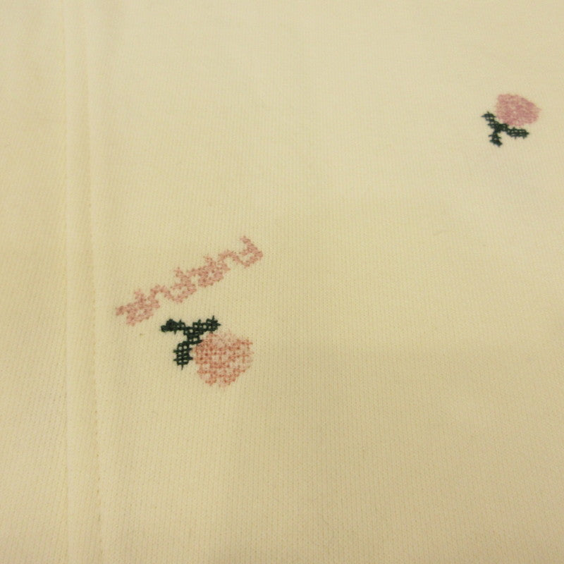 furfur | ファーファー フラワー刺繍スウェットスカート スカート RWCS255052 ｻｲｽﾞ:F アイボリー