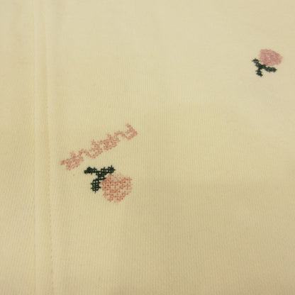 furfur | ファーファー フラワー刺繍スウェットスカート スカート RWCS255052 ｻｲｽﾞ:F アイボリー