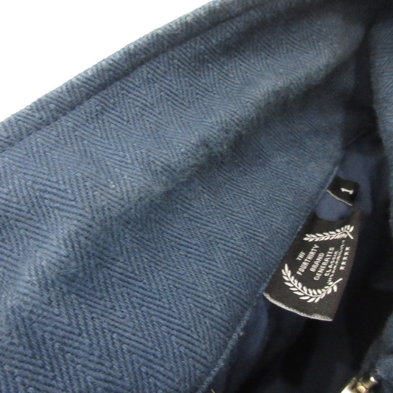 430 - FOURTHIRTY - | フォーサーティー ska jacket w/emb スーベニアジャケット ブルー サイズ：1