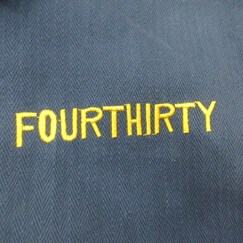 430 - FOURTHIRTY - | フォーサーティー ska jacket w/emb スーベニアジャケット ブルー サイズ：1