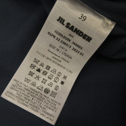 JIL SANDER | ジルサンダー OVERSIZED L/S SHIRT 長袖シャツ J22DL0106 ブルー サイズ：39