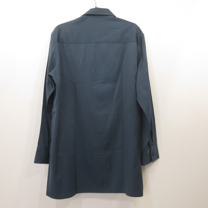 JIL SANDER | ジルサンダー OVERSIZED L/S SHIRT 長袖シャツ J22DL0106 ブルー サイズ：39