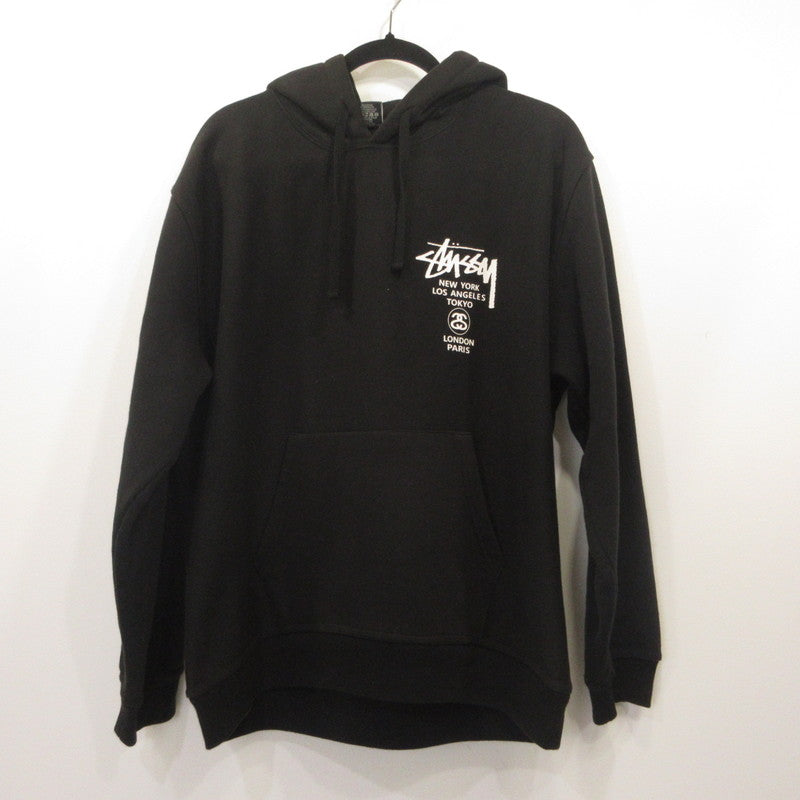 STUSSY | ステューシー WORLD TOUR HOODIE パーカー ブラック サイズ：M