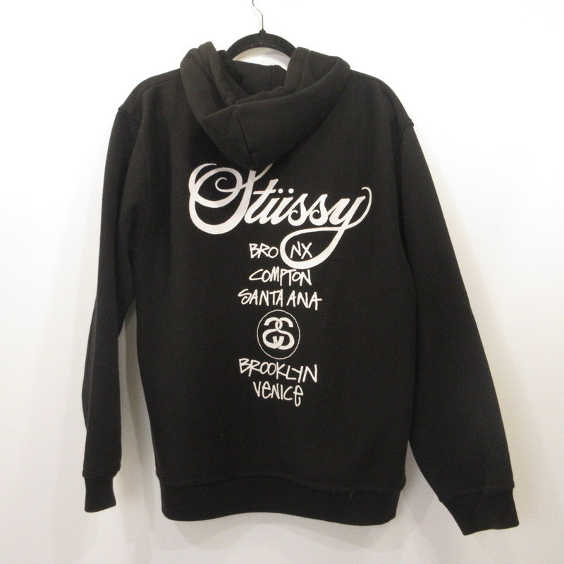 STUSSY | ステューシー WORLD TOUR HOODIE パーカー ブラック サイズ：M