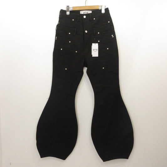 Cross Flare Denim デニムパンツ ブラック サイズ：S