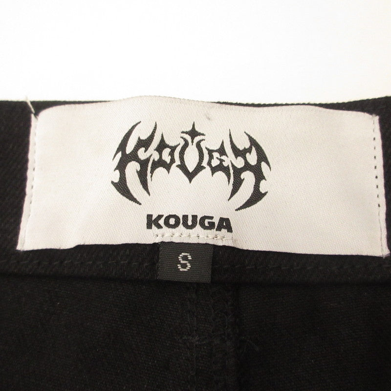 Cross Flare Denim デニムパンツ ブラック サイズ：S