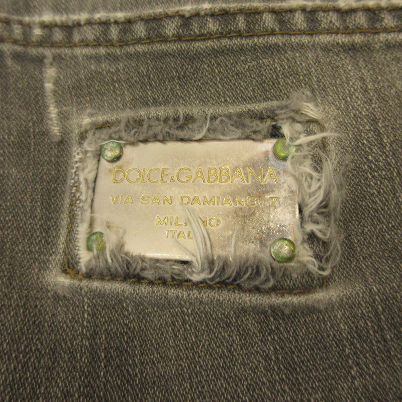 DOLCE & GABBANA | ドルチェアンドガッバーナ デニムパンツ G3FBLP グレー サイズ：46
