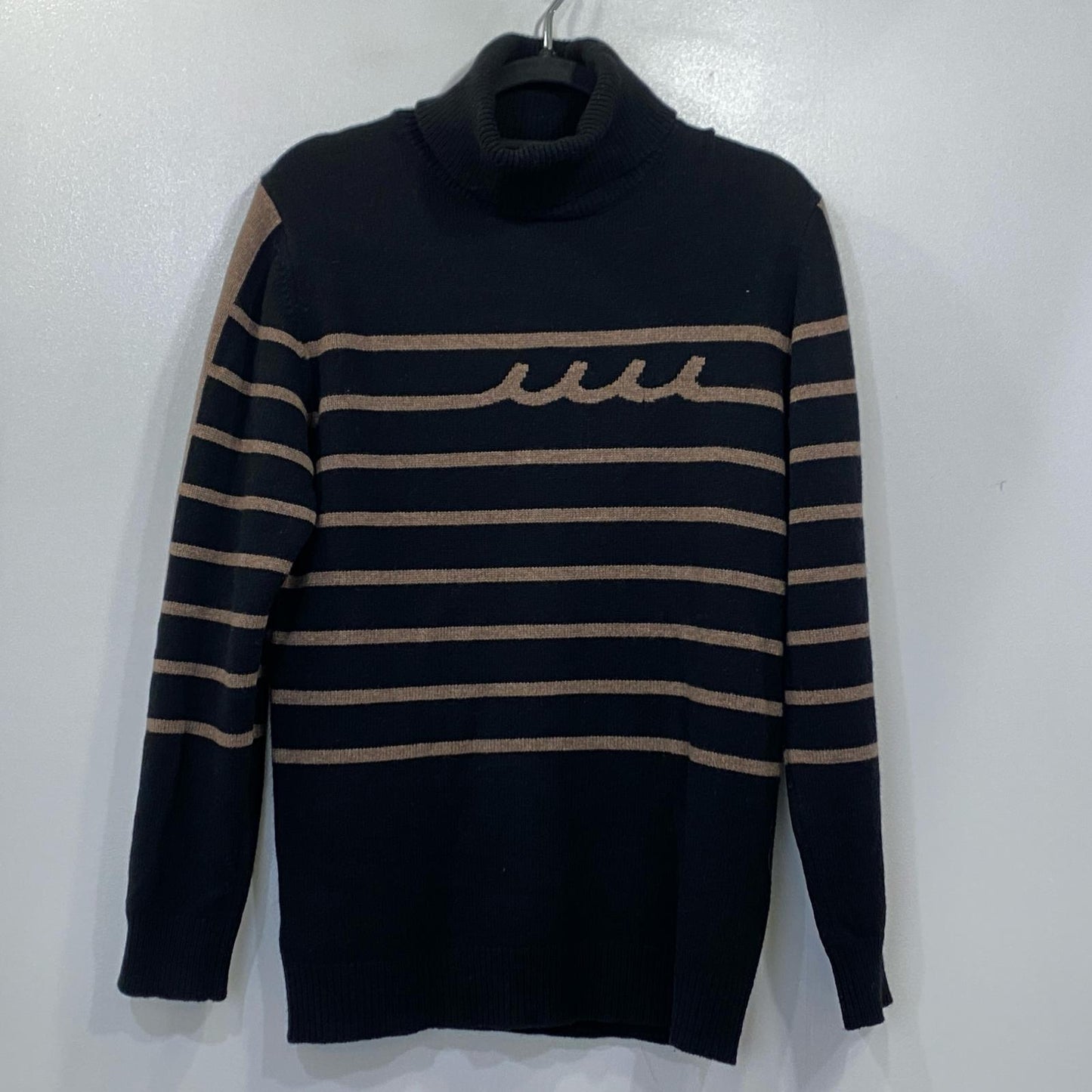 MUTA MARINE | ムータマリン BORDER WAVE セーター MMJC-443063 ブラック サイズ：4【姫路東店】