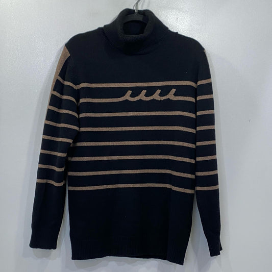 MUTA MARINE | ムータマリン BORDER WAVE セーター MMJC-443063 ブラック サイズ：4【姫路東店】