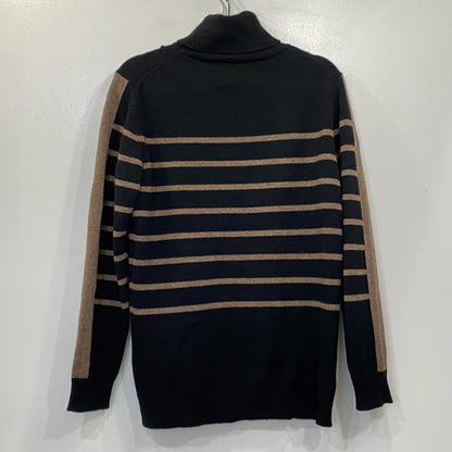 MUTA MARINE | ムータマリン BORDER WAVE セーター MMJC-443063 ブラック サイズ：4【姫路東店】