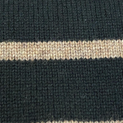 MUTA MARINE | ムータマリン BORDER WAVE セーター MMJC-443063 ブラック サイズ：4【姫路東店】