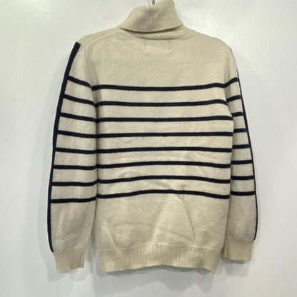 MUTA MARINE | ムータマリン BORDER WAVE セーター MMJC-443063 ホワイト サイズ：4【姫路東店】
