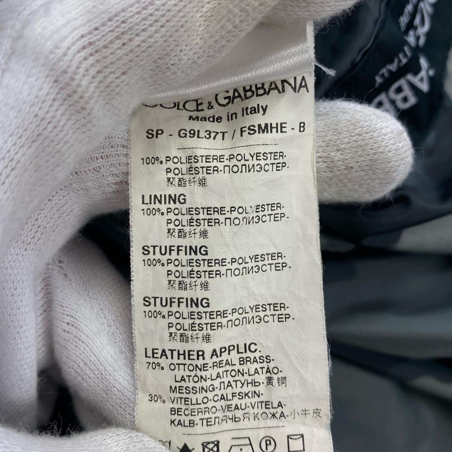 DOLCE & GABBANA | ドルチェアンドガッバーナ 中綿ベスト G9L37T カモ サイズ：46【姫路東店】