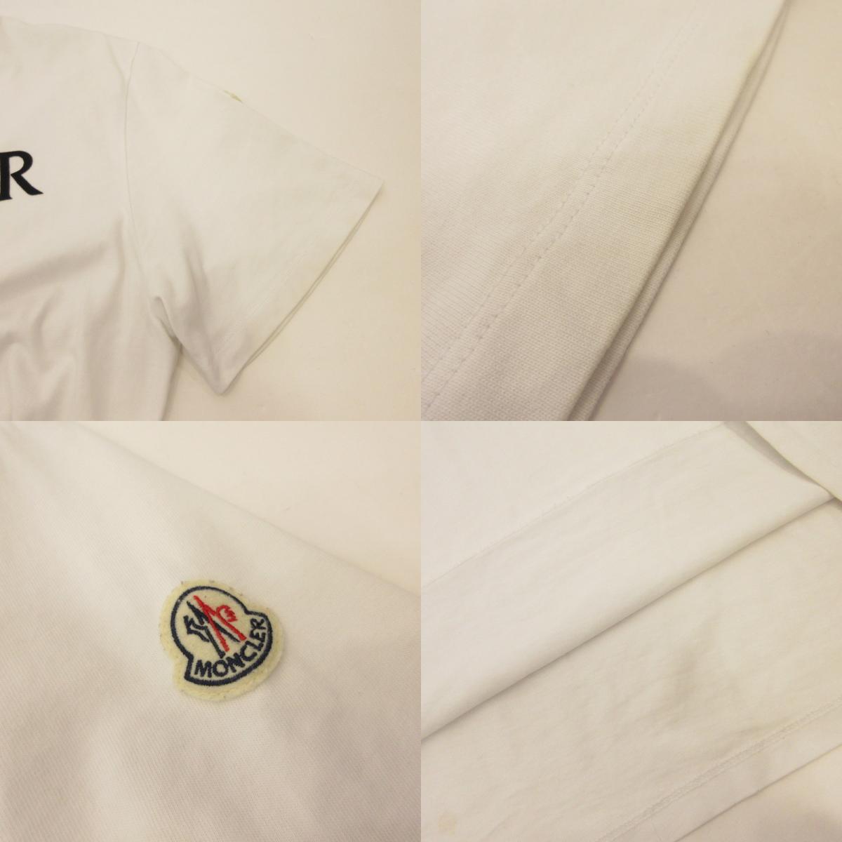 MONCLER | モンクレール MAGLIA LOGO 半袖Ｔシャツ G20918C00042 国内正規品 ホワイト サイズ：M