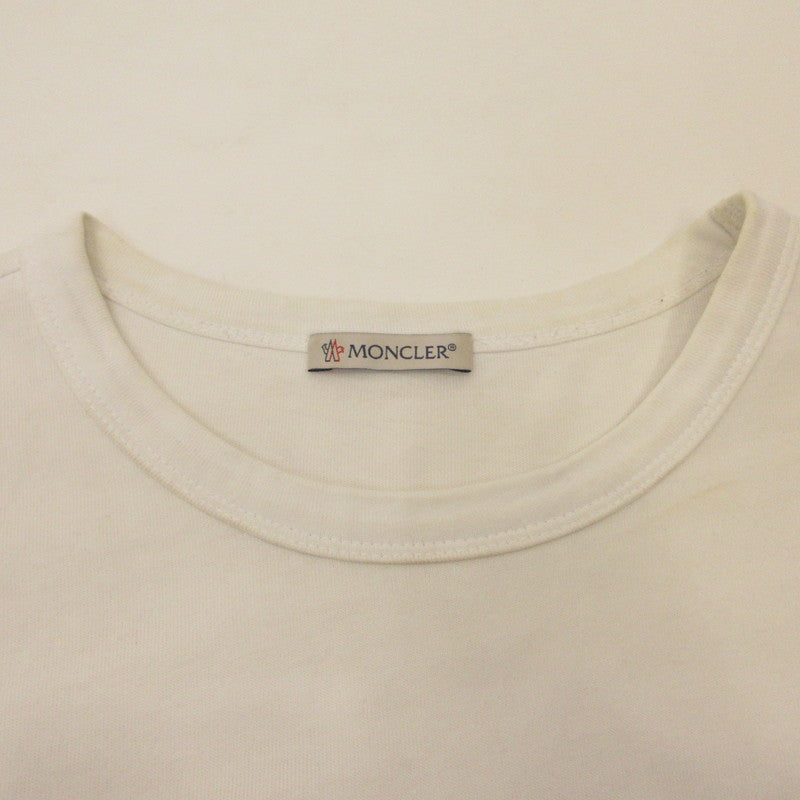 MONCLER | モンクレール MAGLIA LOGO 半袖Ｔシャツ G20918C00042 国内正規品 ホワイト サイズ：M
