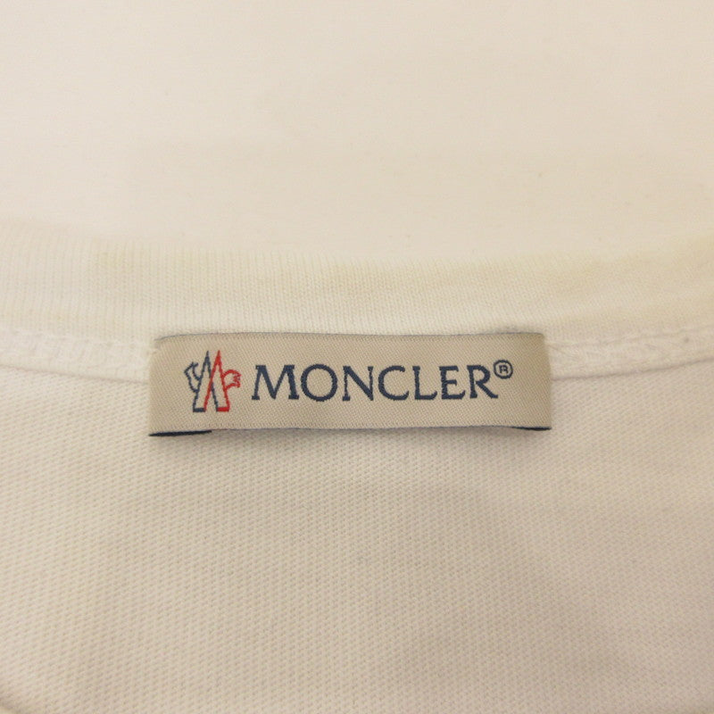 MONCLER | モンクレール MAGLIA LOGO 半袖Ｔシャツ G20918C00042 国内正規品 ホワイト サイズ：M