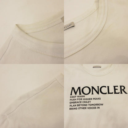 MONCLER | モンクレール MAGLIA LOGO 半袖Ｔシャツ G20918C00042 国内正規品 ホワイト サイズ：M