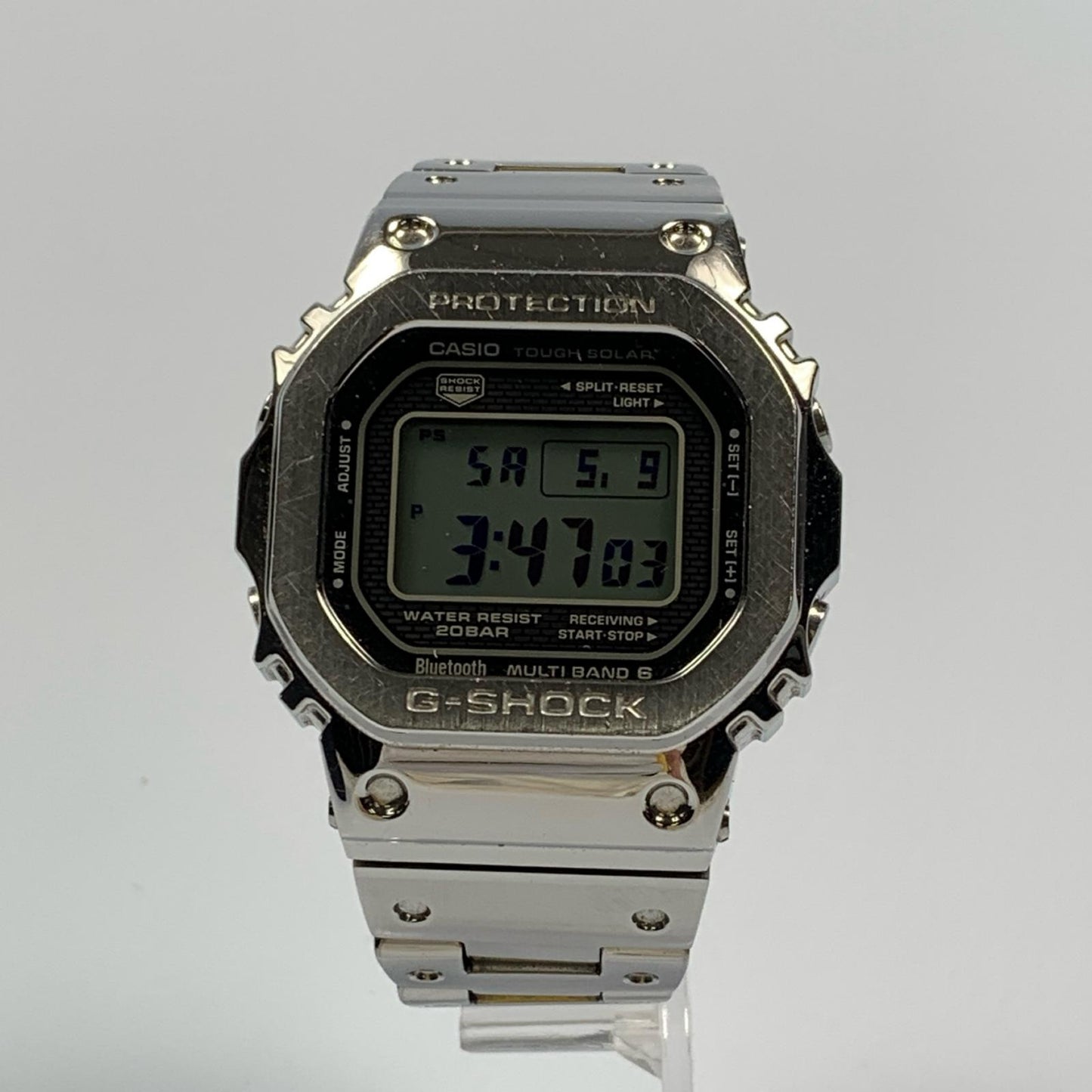 G-SHOCK | ジーショック FULL METAL 腕時計 GMW-B5000D-1JF シルバー