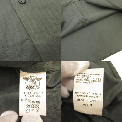 JOE McCOY | ジョーマッコイ 8HU HBT WORKSHIRT S/S / STROH'S 半袖シャツ MS20011 ｻｲｽﾞ:14 オリーブ