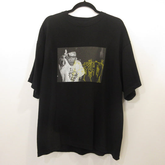 KID×KUROFIN VYBEZ UP T-SHIRT 半袖Ｔシャツ ブラック サイズ：XL