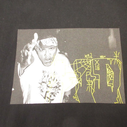 KID×KUROFIN VYBEZ UP T-SHIRT 半袖Ｔシャツ ブラック サイズ：XL