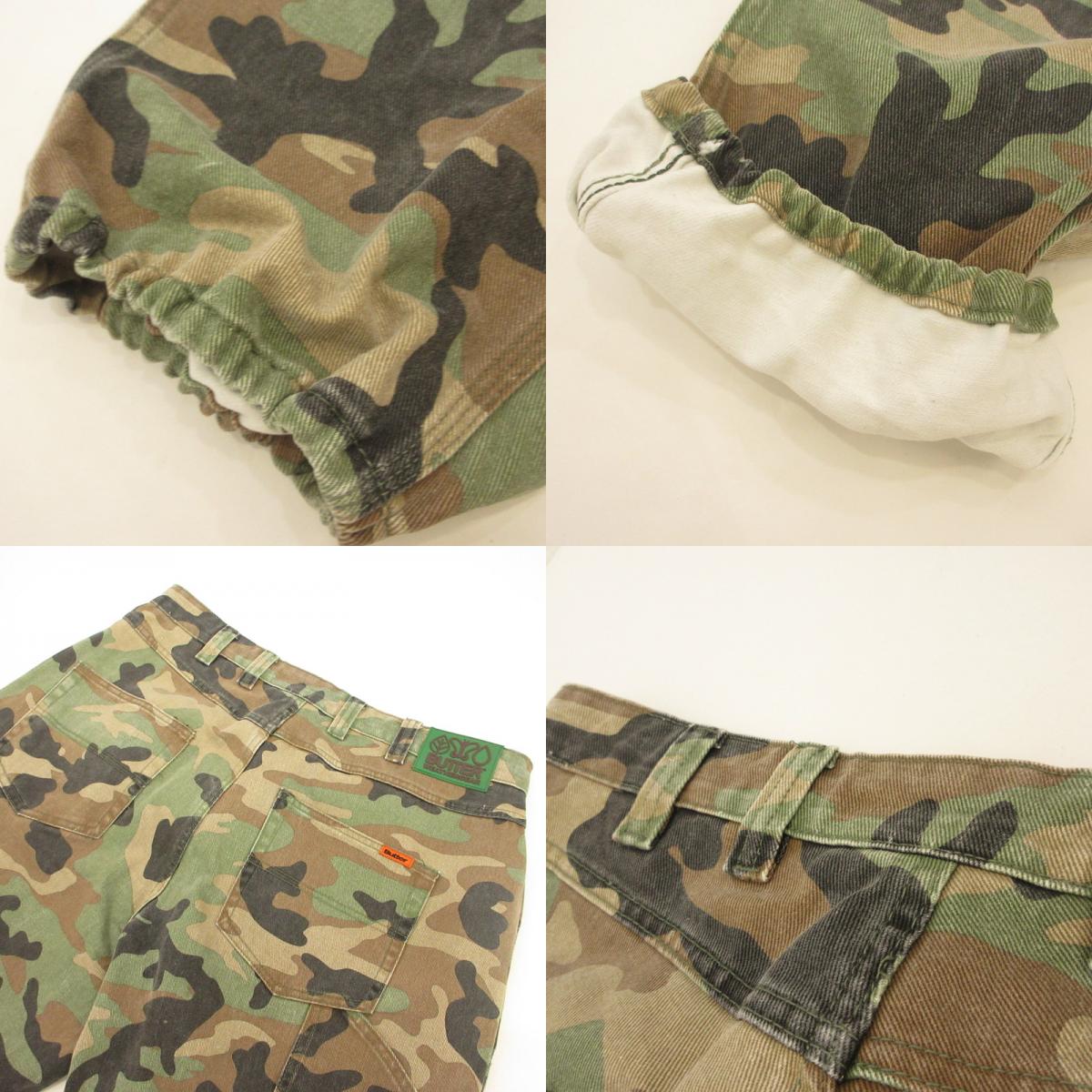 Butter Goods | バターグッズ Weather Gear Denim Jeans Woodland Camo パンツ USED加工