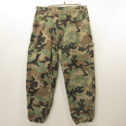 Butter Goods | バターグッズ Weather Gear Denim Jeans Woodland Camo パンツ USED加工