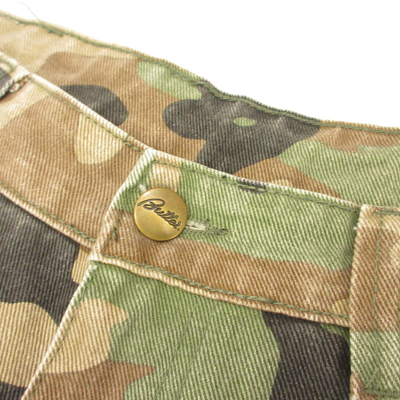 Butter Goods | バターグッズ Weather Gear Denim Jeans Woodland Camo パンツ USED加工