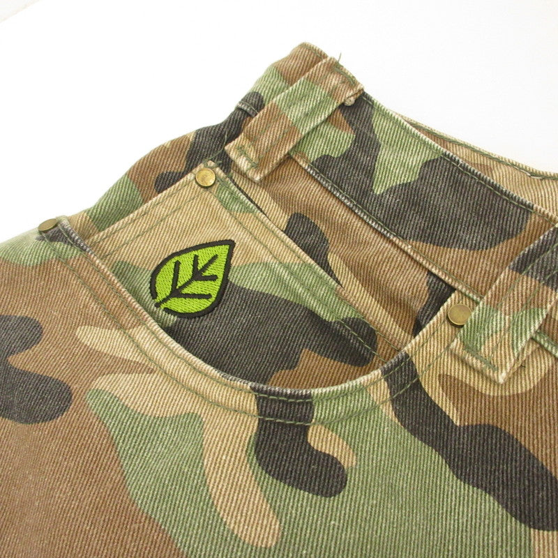 Butter Goods | バターグッズ Weather Gear Denim Jeans Woodland Camo パンツ USED加工