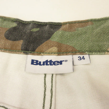 Butter Goods | バターグッズ Weather Gear Denim Jeans Woodland Camo パンツ USED加工