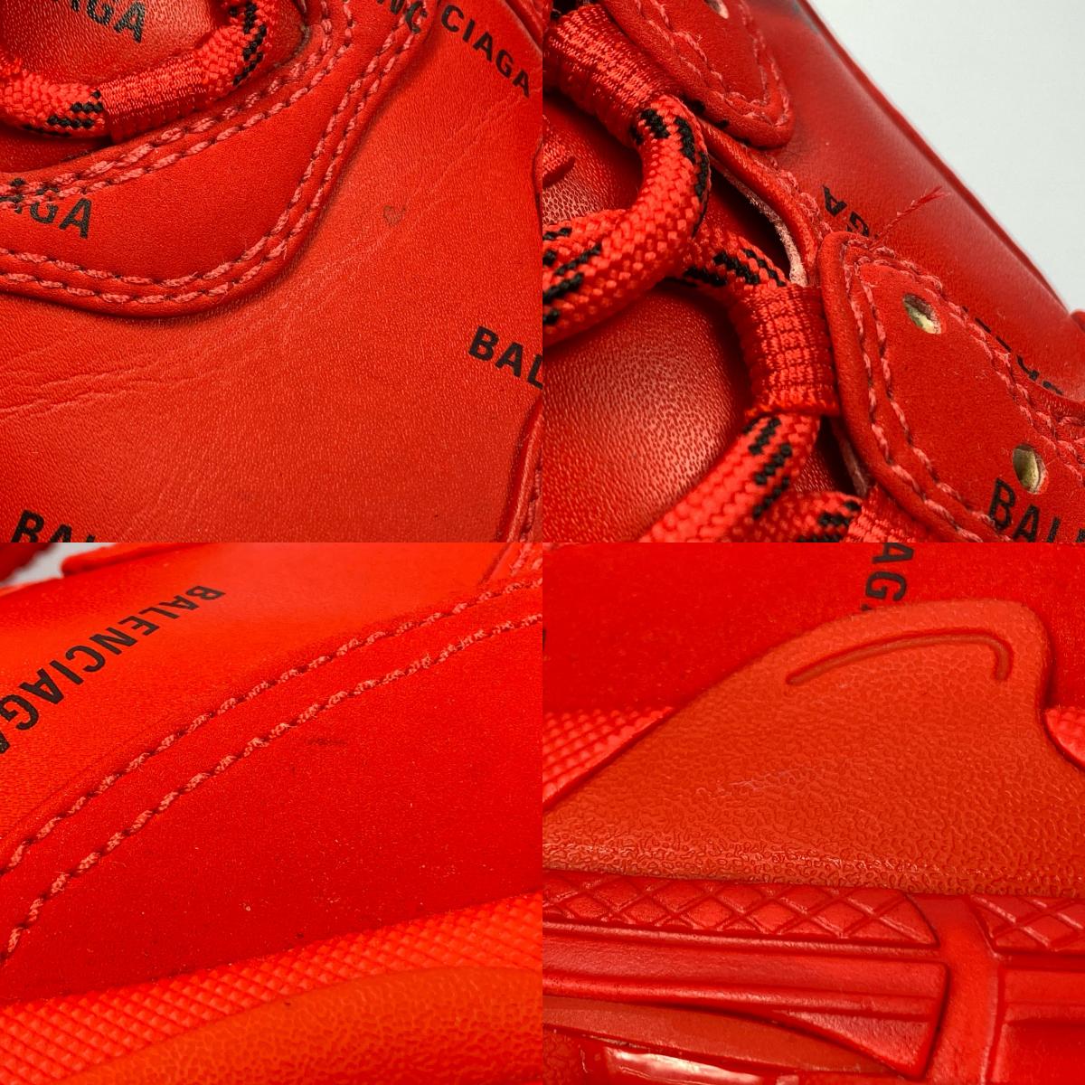 BALENCIAGA | バレンシアガ TRIPLE S スニーカー 536737 W2FA1 26.5cm レッド 26.5cm【姫路東店】