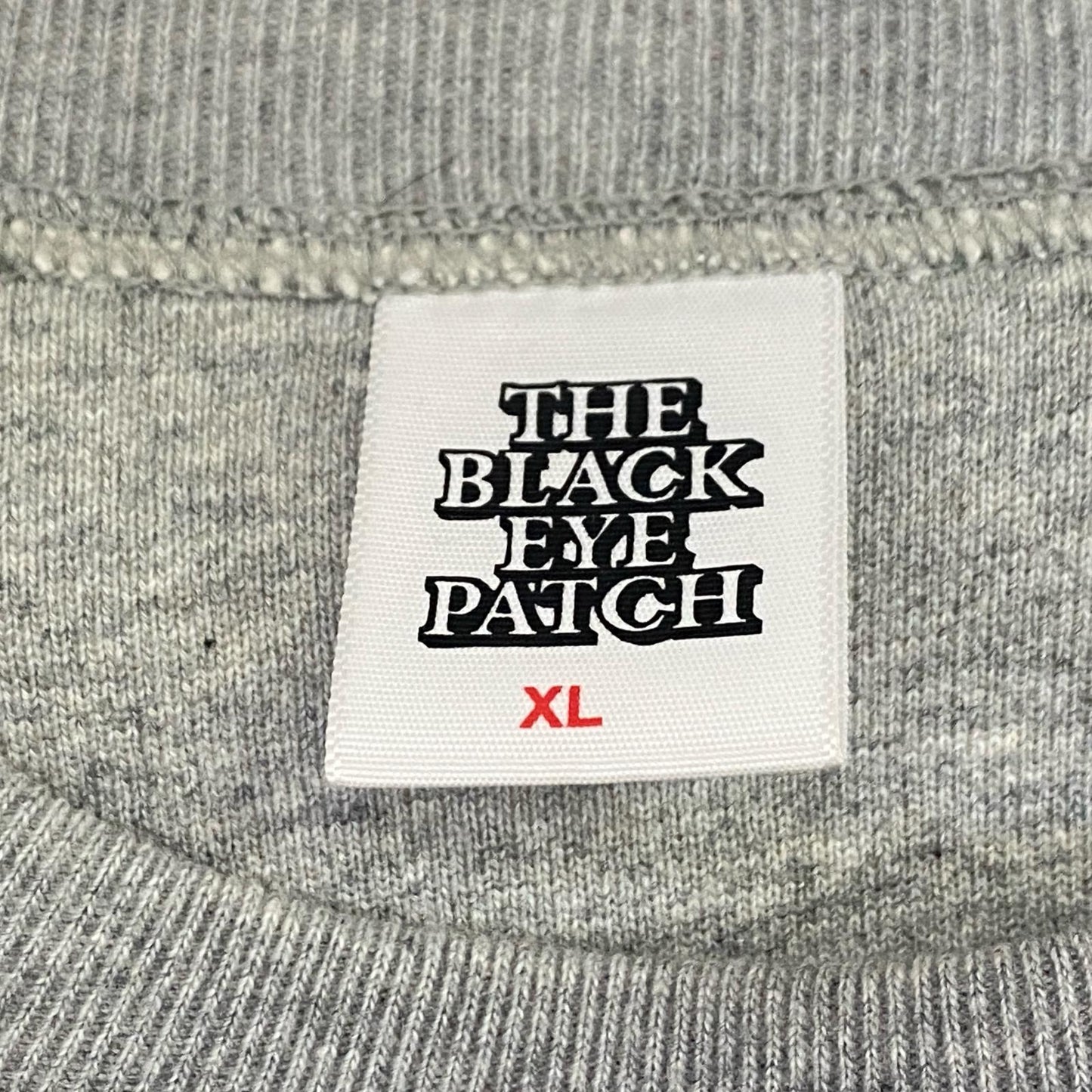 BlackEyePatch | ブラックアイパッチ HANDLE WITH CARE CREW SWEAT スウェット スウェットシャツ グレー サイズ：XL【姫路東店】