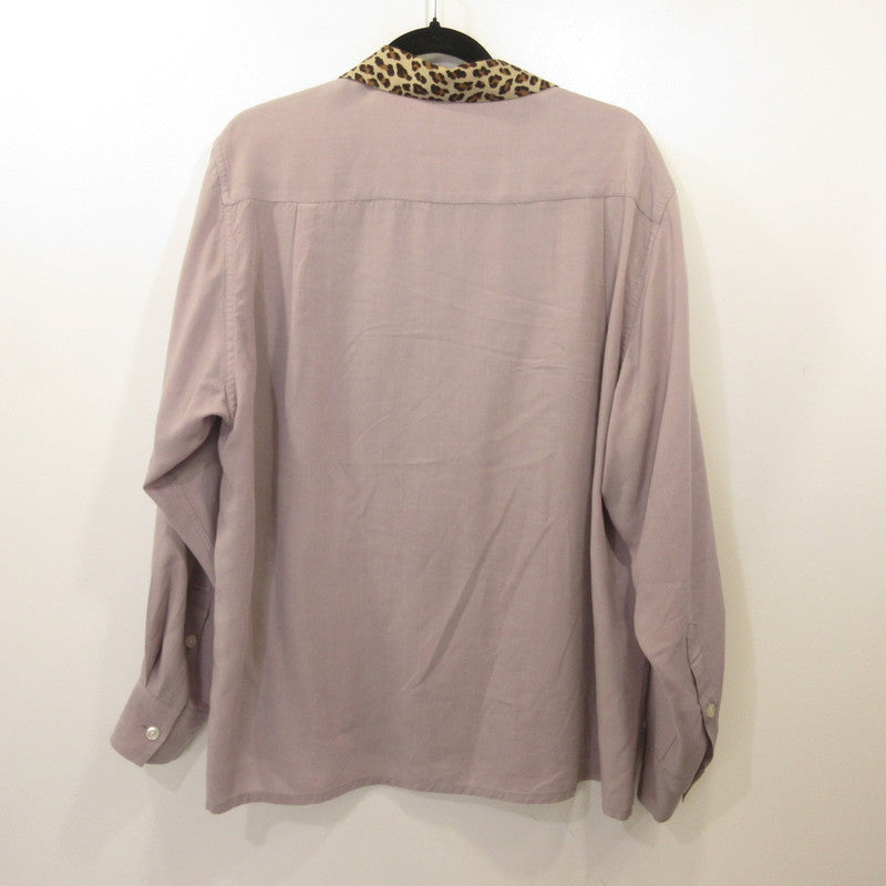 WACKOMARIA | ワコマリア TWO TONE 50'S OPEN COLLAR SHIRT 長袖シャツ 23FW-WMS-OC11 パープル サイズ：S